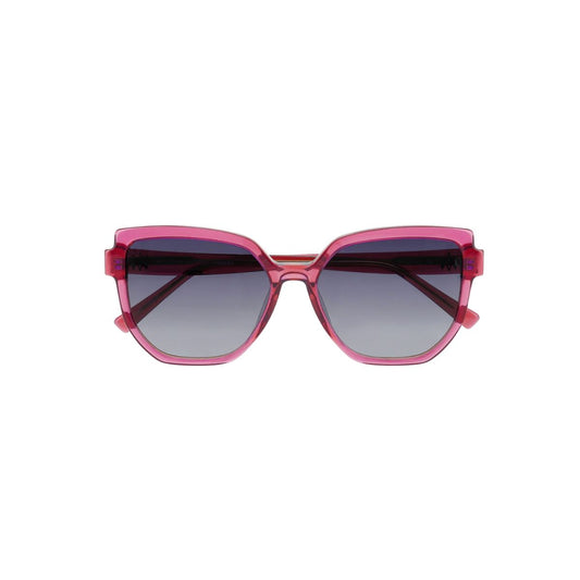 William Morris London SU10086 Plum Transparent Acetate Oversized Sunglasses