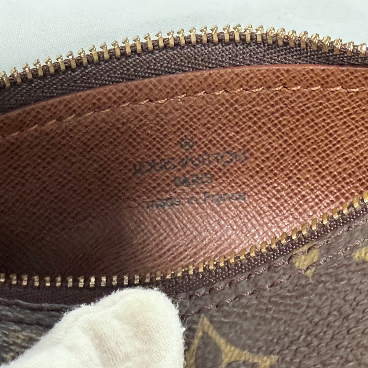 Louis Vuitton Monogram Mini Pouch for Papillon Bag Brown