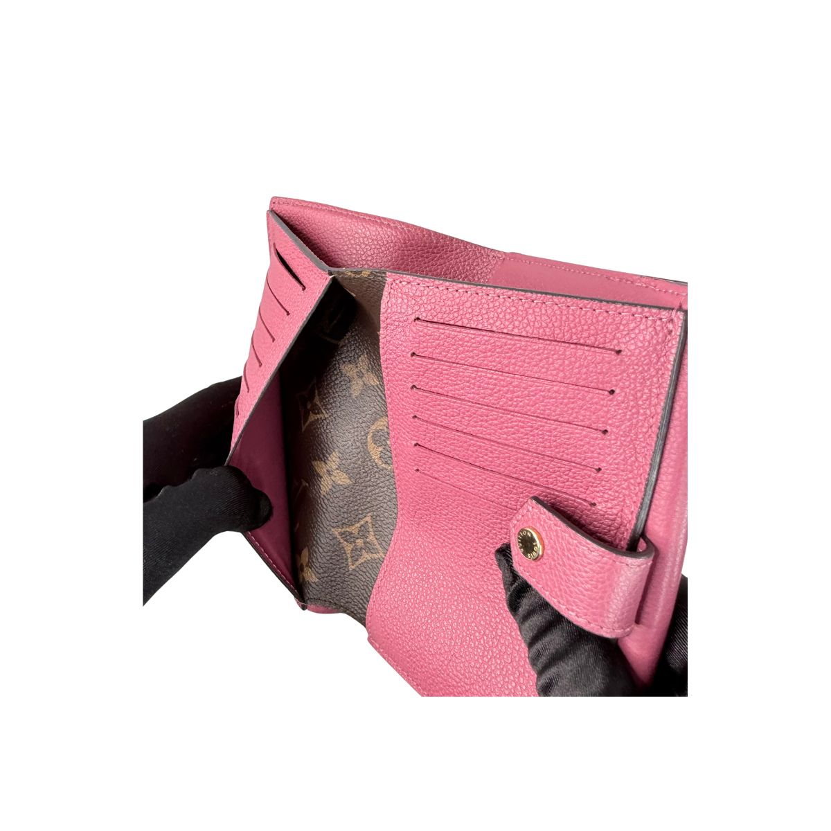 Louis Vuitton Pallas Monogram Canvas Leather Compact Wallet