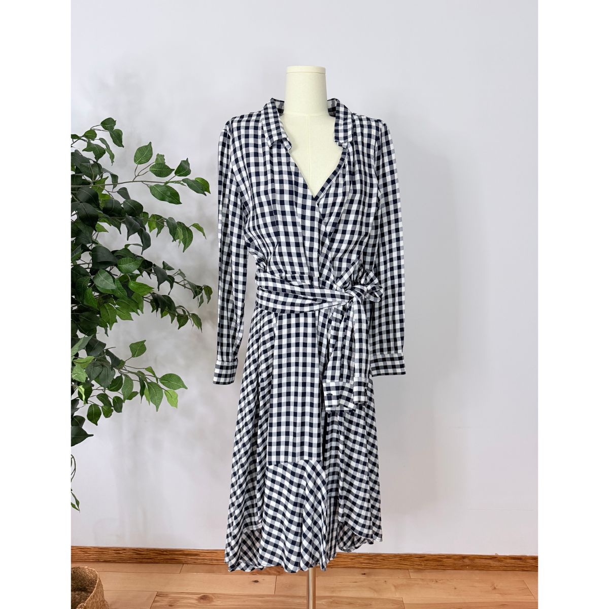Maje Raprita Gingham Dress