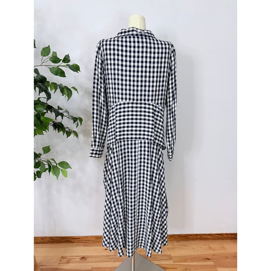 Maje Raprita Gingham Dress