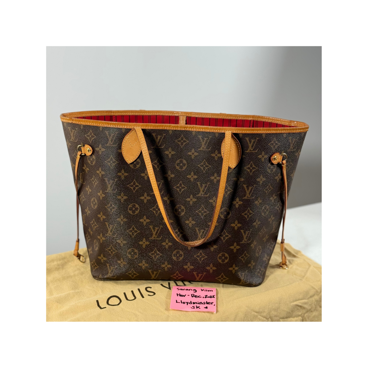 Louis Vuitton Monogram Neverfull MM with Pouch
