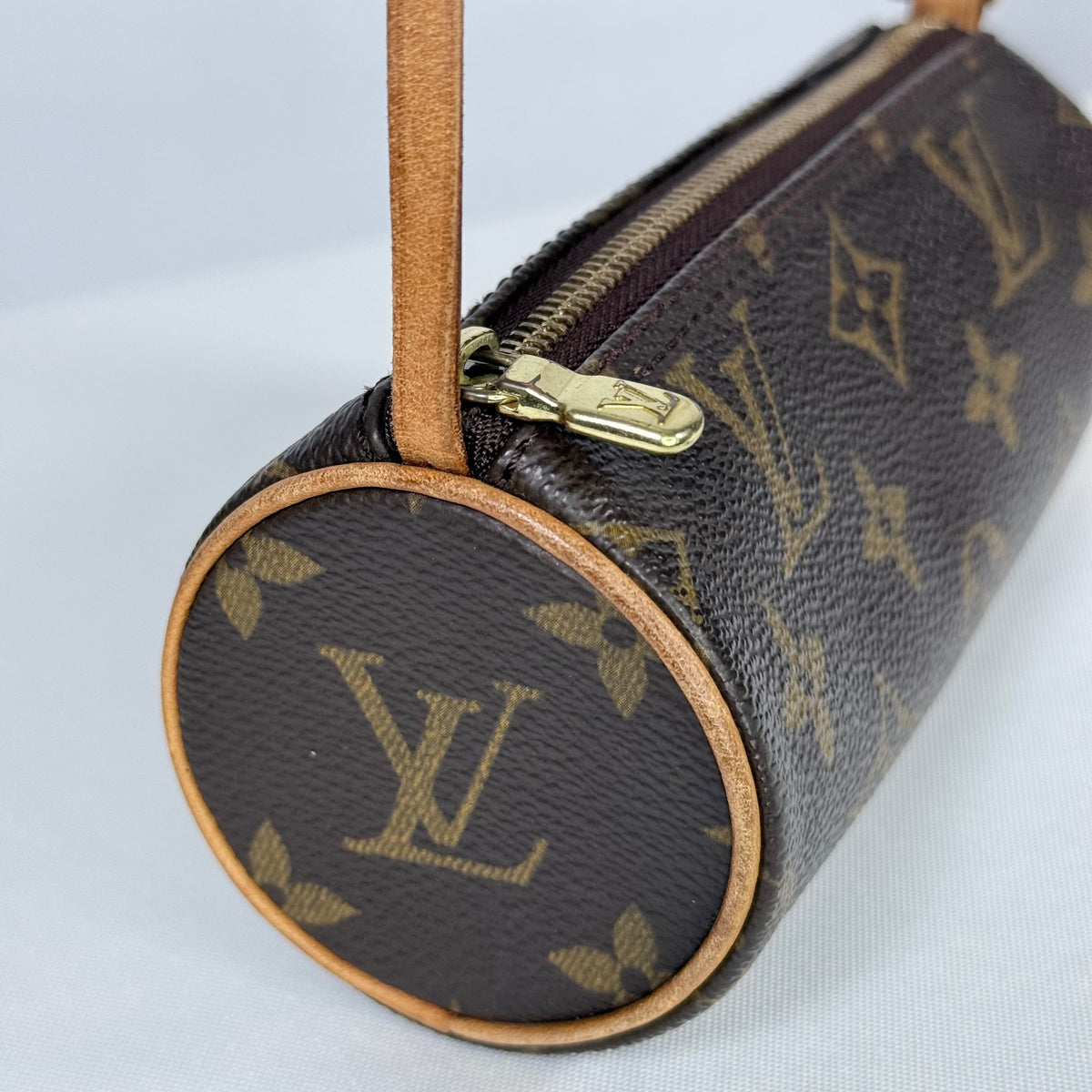 Louis Vuitton Monogram Mini Pouch for Papillon Bag Brown