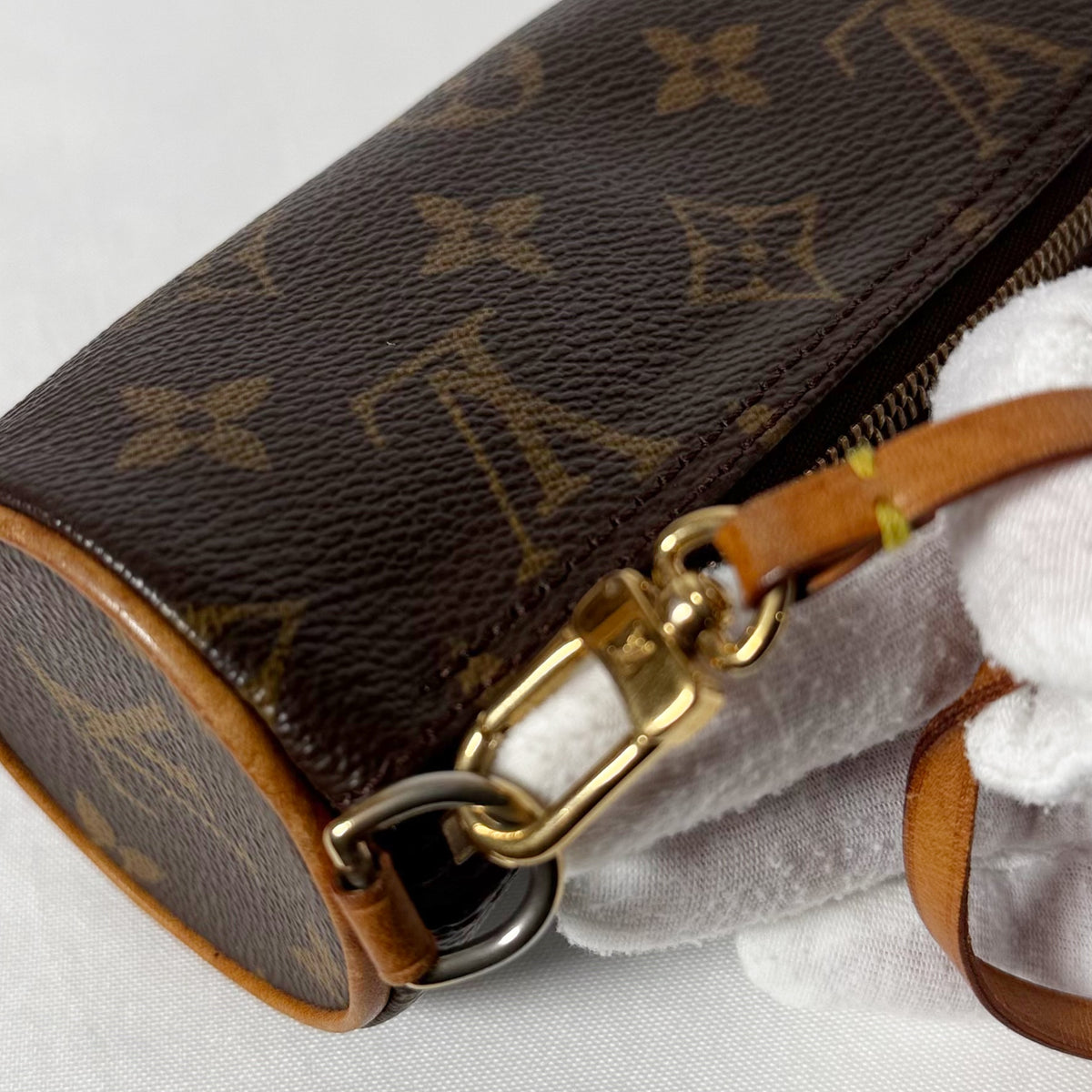 Louis Vuitton Monogram Mini Pouch for Papillon Bag Brown