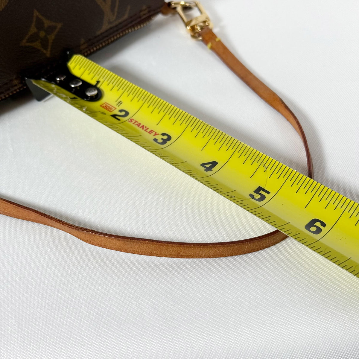 Louis Vuitton Monogram Mini Pouch for Papillon Bag Brown