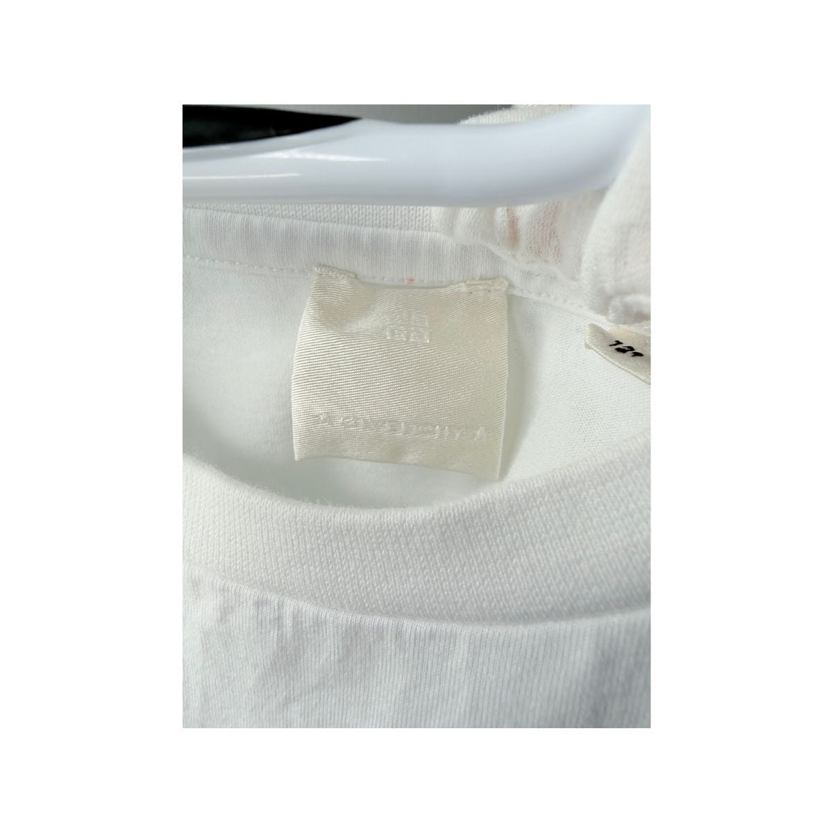 Givenchy Paris Logo White Cotton T-Shirt