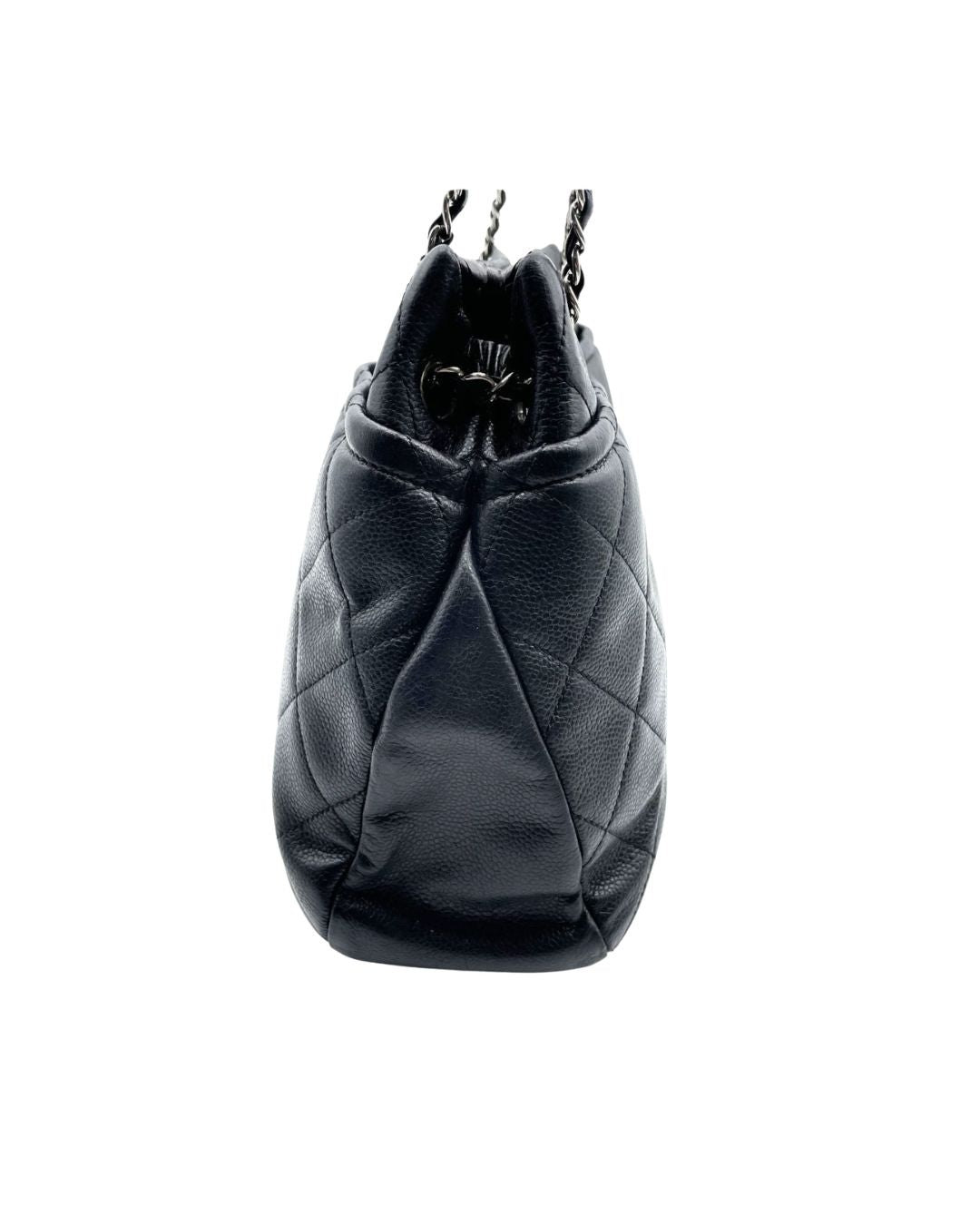 Chanel CC Caviar Quilted Black Shoulder Bag