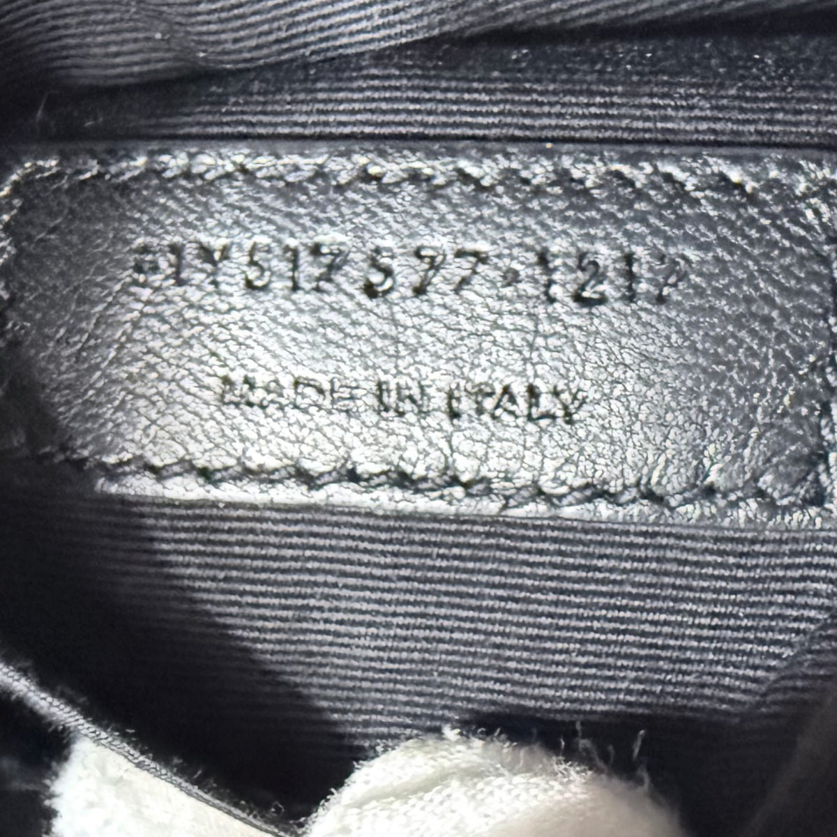 Yves Saint Laurent Black Leather Camera Bag