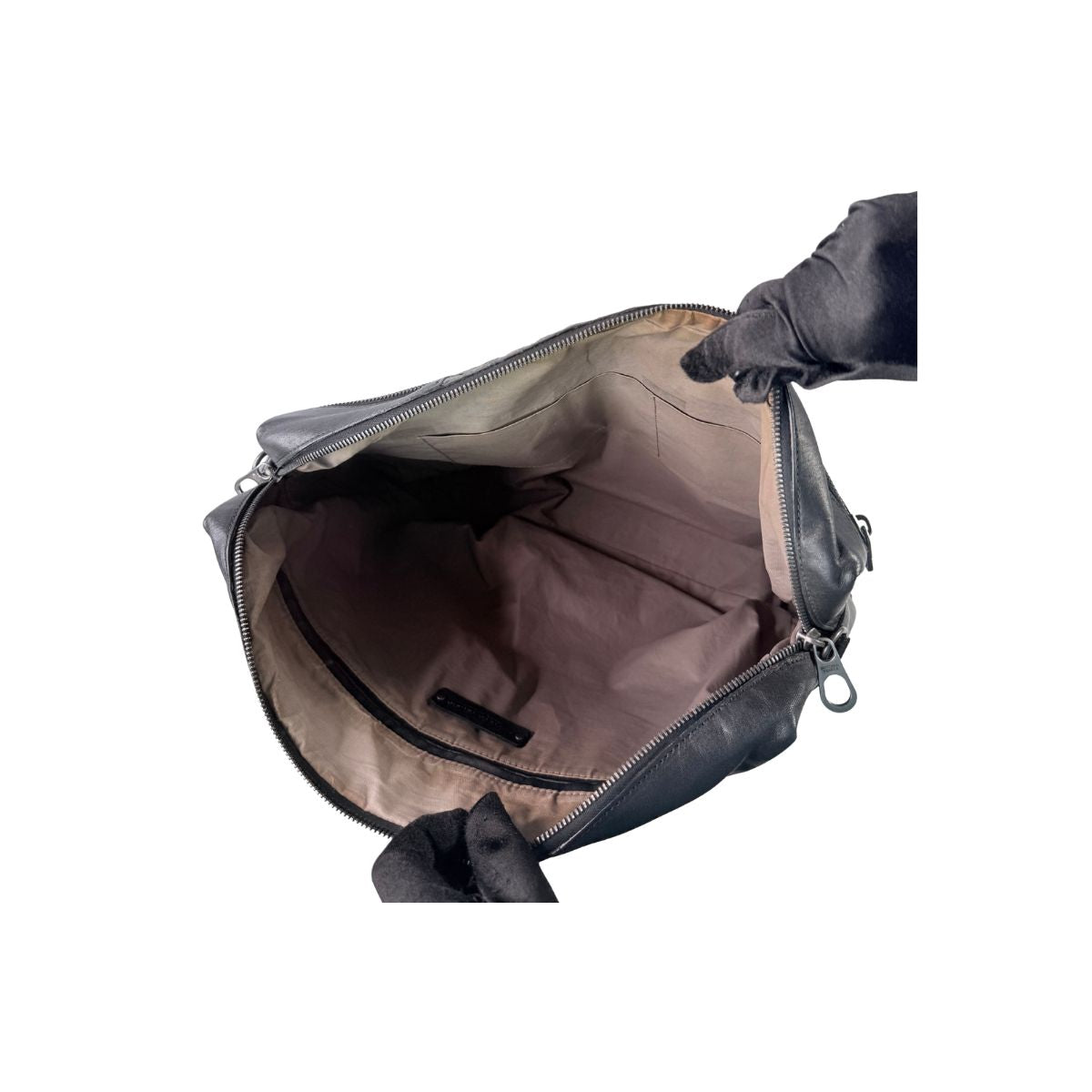 Bottega Veneta Leather Bicolor Nappa Intrecciato Briefcase