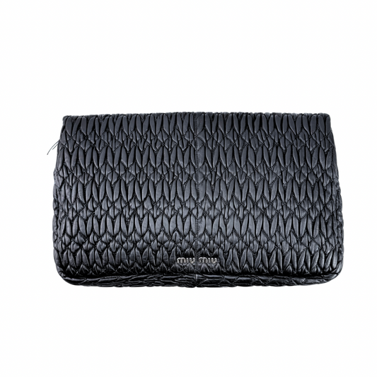 Miu Miu Quilted Nappa Leather Chain Shoulder Bag Black