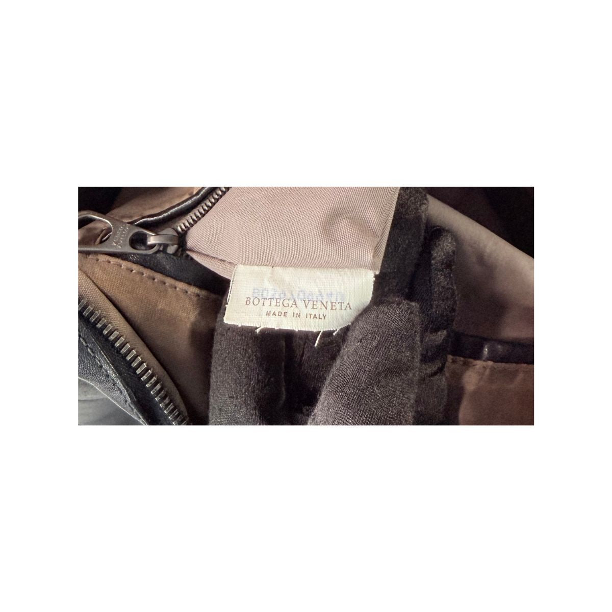 Bottega Veneta Leather Bicolor Nappa Intrecciato Briefcase
