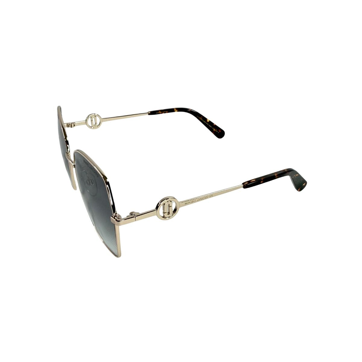 Marc Jacobs MARC Gold Metal Grey Gradient Sunglasses