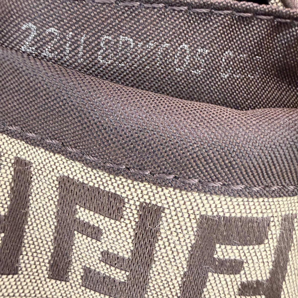 Fendi Zucchino Baguette Mini Bag