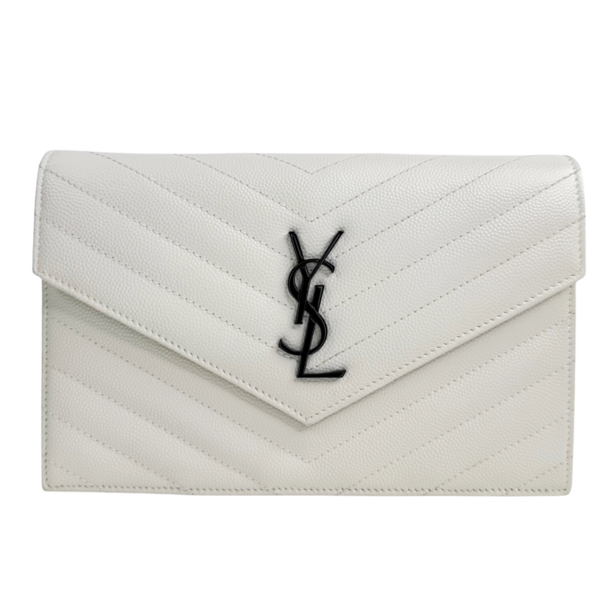 Saint Laurent Cassandre Envelope Chain Wallet