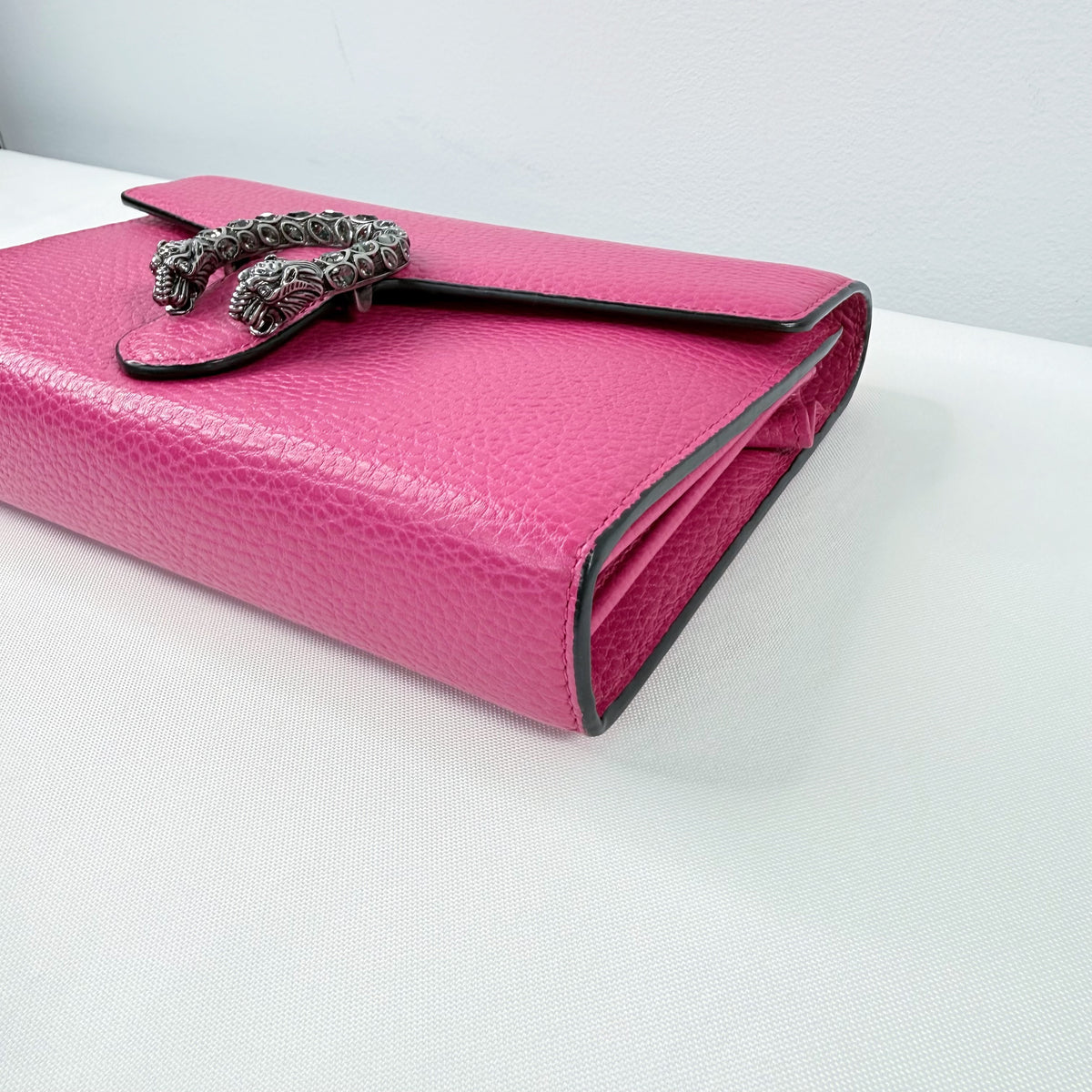 Gucci Dionysus Chain Wallet Pink Leather Shoulder Bag