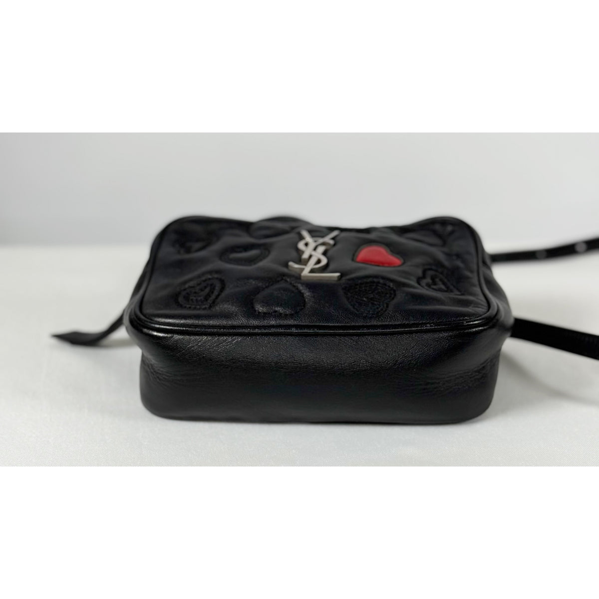 Yves Saint Laurent Black Leather Camera Bag
