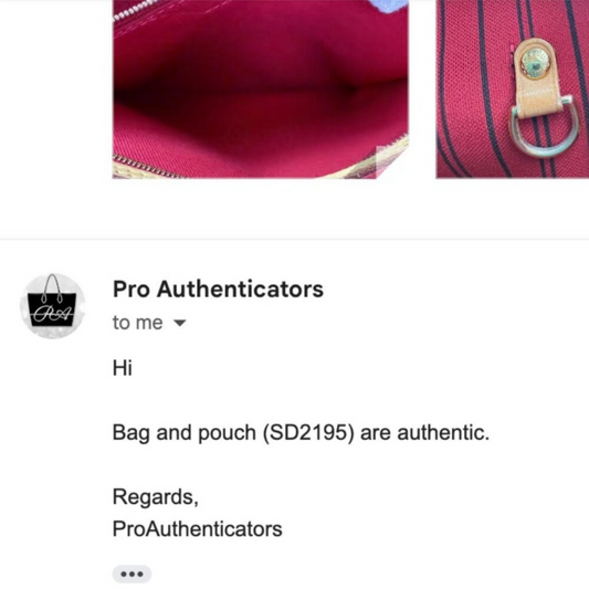 LOUIS VUITTON Monogram Neverfull MM Pouch Accessory Pouch