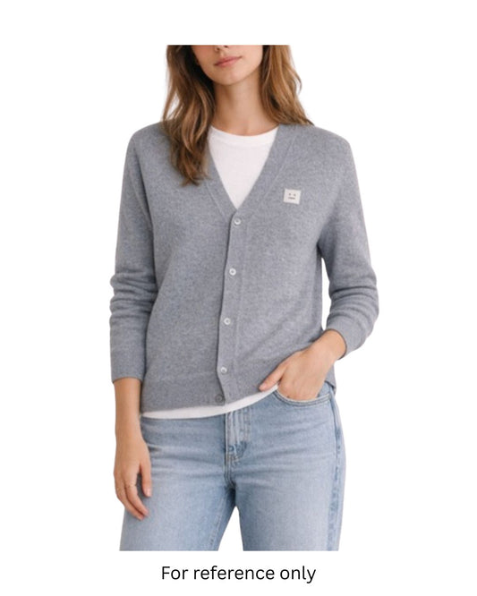 Acne Studios Grey Wool Cardigan