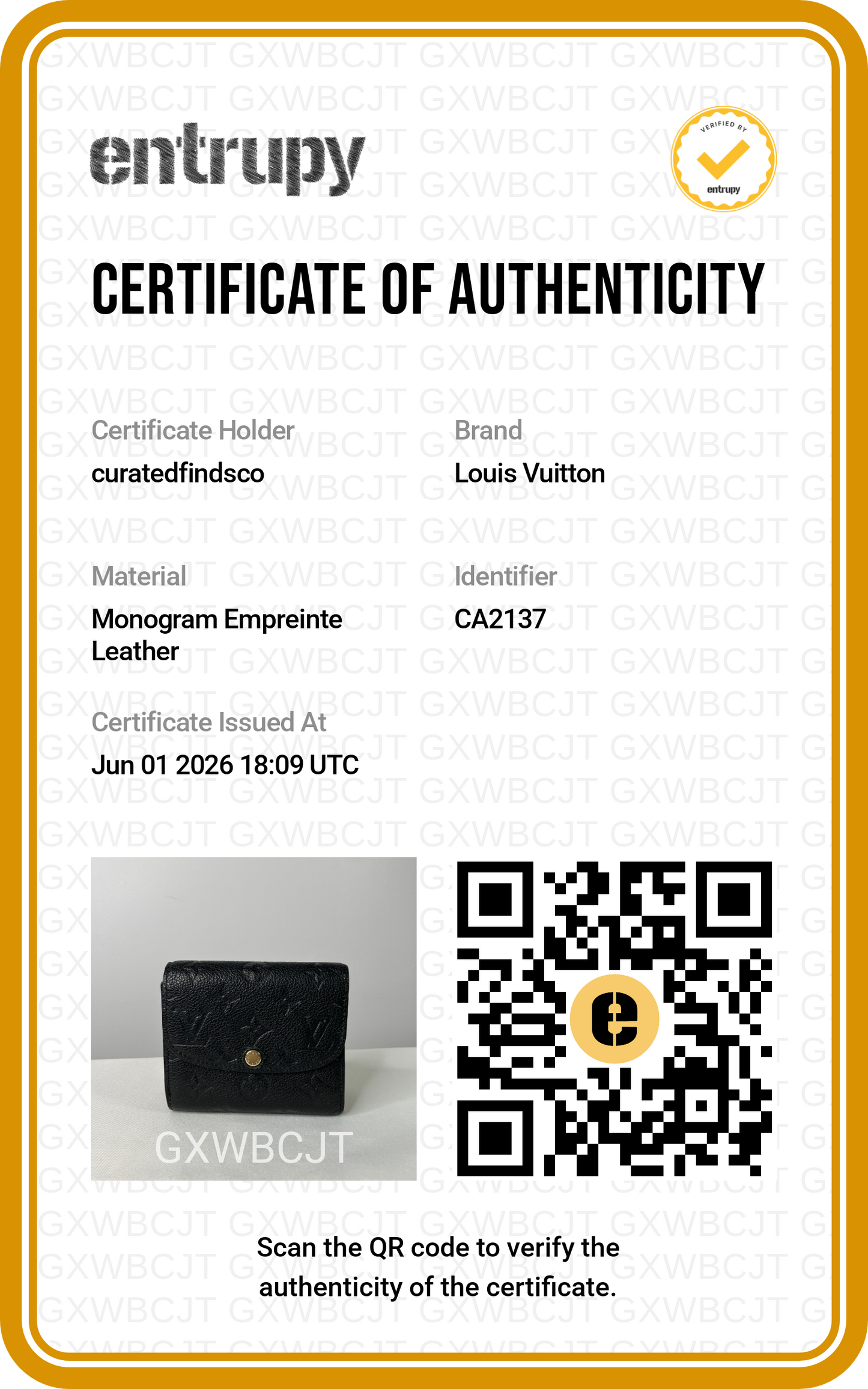 Louis Vuitton Empreinte Monogram Arianne Wallet