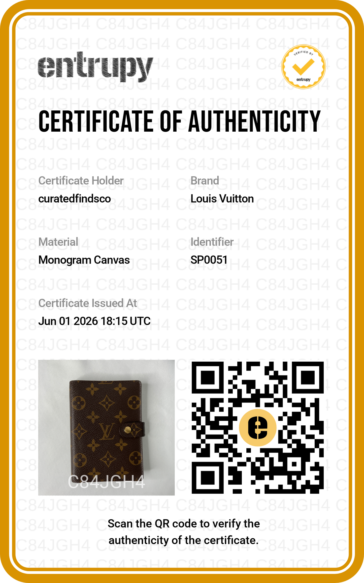 Louis Vuitton Agenda PM Monogram