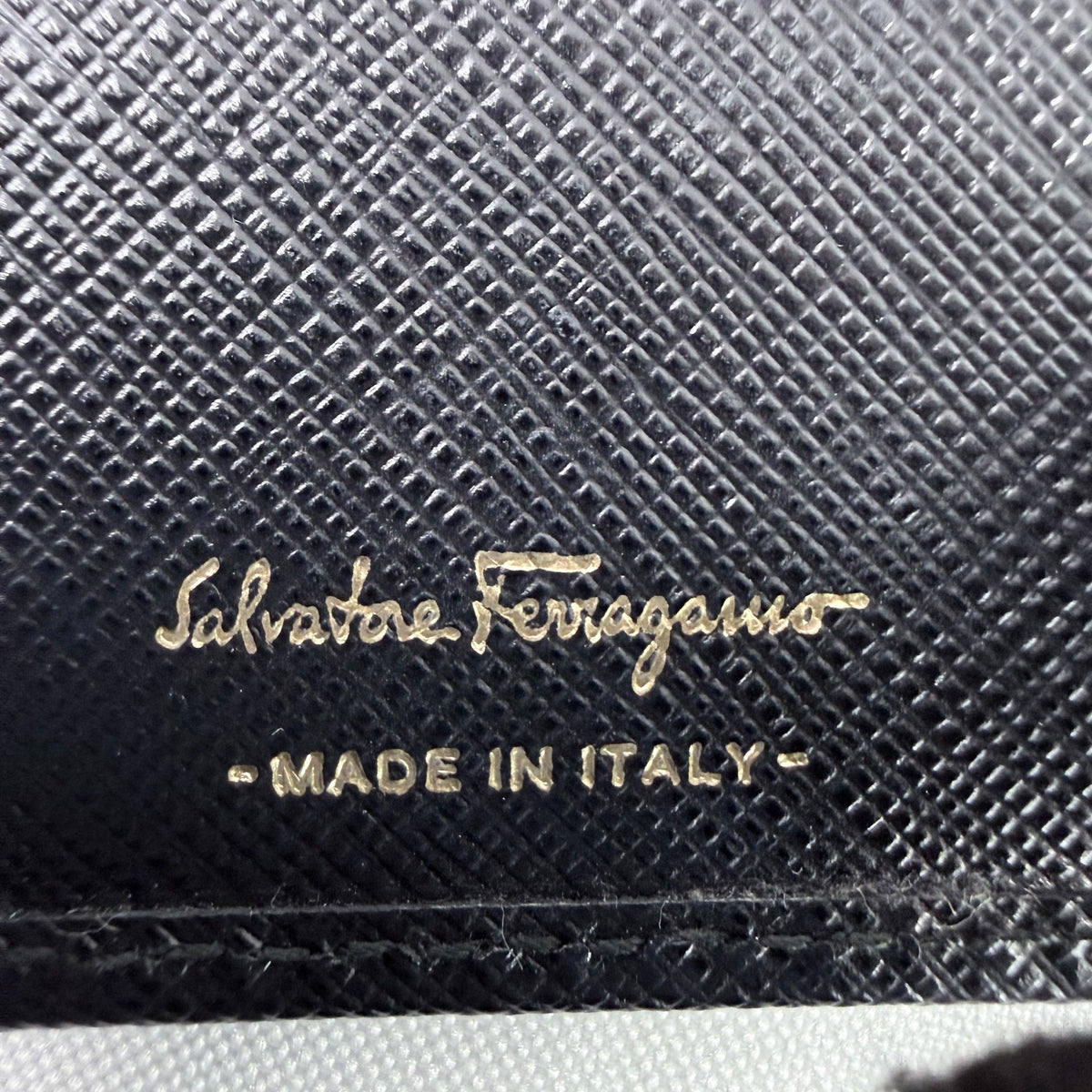 Salvatore Ferragamo Vara Bow Black Saffiano Leather Long Wallet