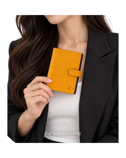 Louis Vuitton Agenda PM Yellow Epi Leather