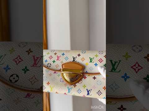 Louis Vuitton White Monogram Multicolor Eugenie Wallet