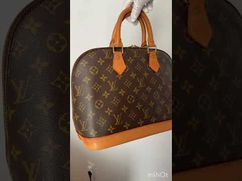 Louis Vuitton Alma PM Monogram Canvas Leather Handbag