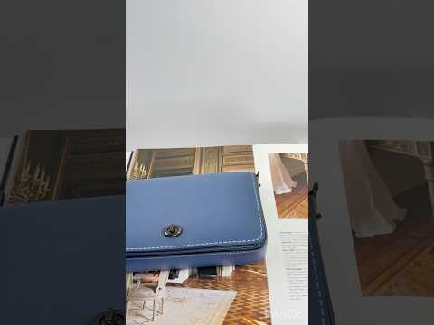 Coach 1941 Dinky Blue Glovetanned Leather Crossbody Bag