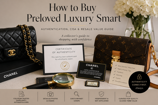 How to Buy Preloved Luxury Smart | Authentication, COA & Resale Value Guide
