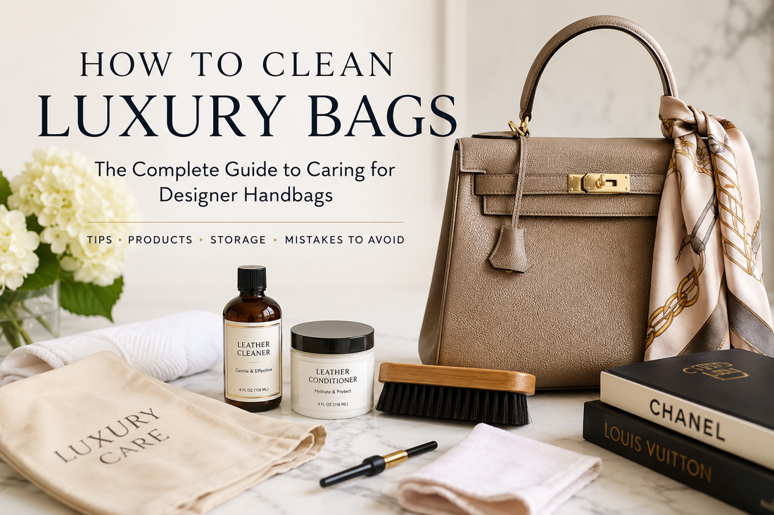 How to Clean Luxury Bags | Designer Handbag Care Guide | Curated Finds Co.
