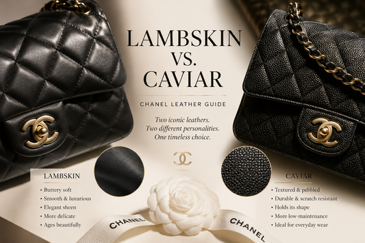 Lambskin vs Caviar Chanel Bags: What’s the Difference?