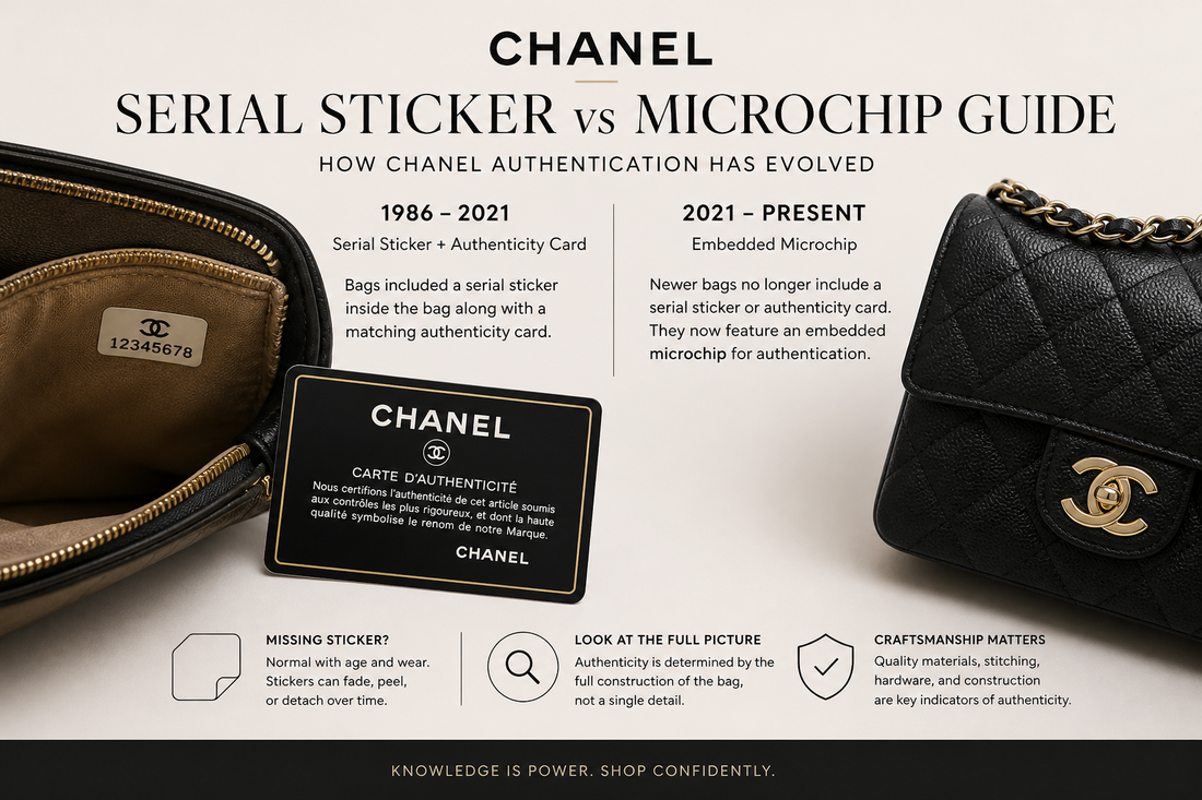 Chanel Serial Sticker vs Microchip Guide