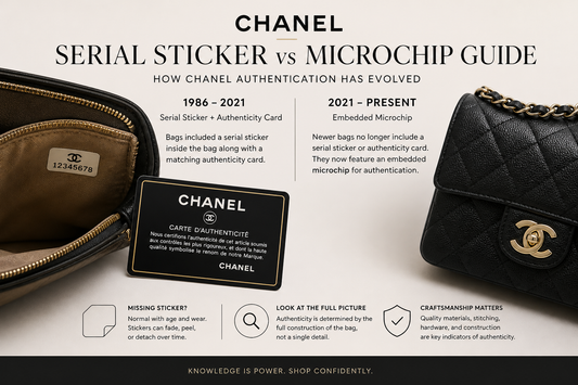 Chanel Serial Sticker vs Microchip Guide