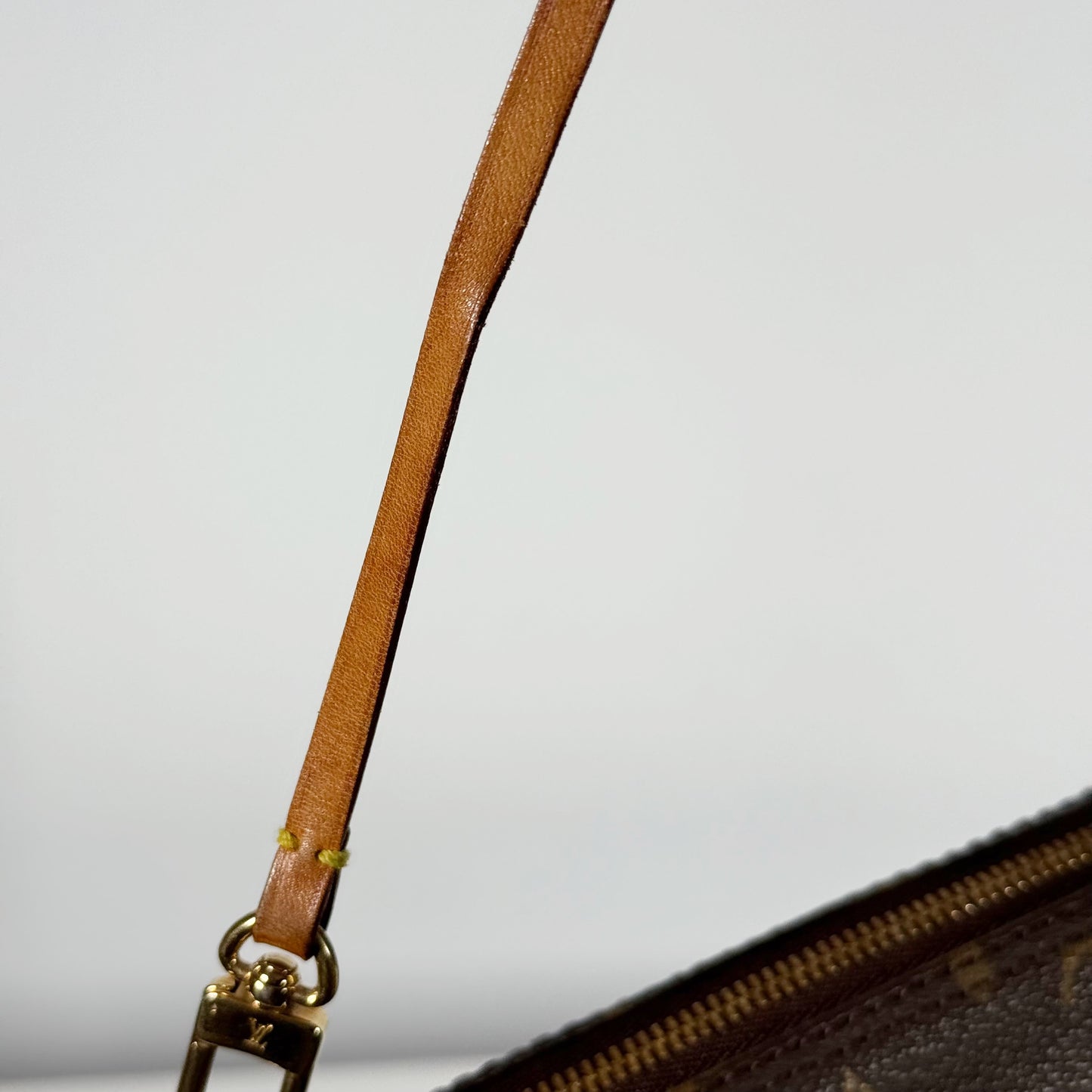 Louis Vuitton Monogram Mini Pouch for Papillon Bag Brown