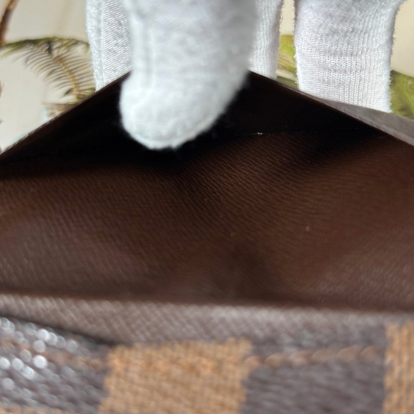 Louis Vuitton Damier Ebene Envelope Card Holder Card Case