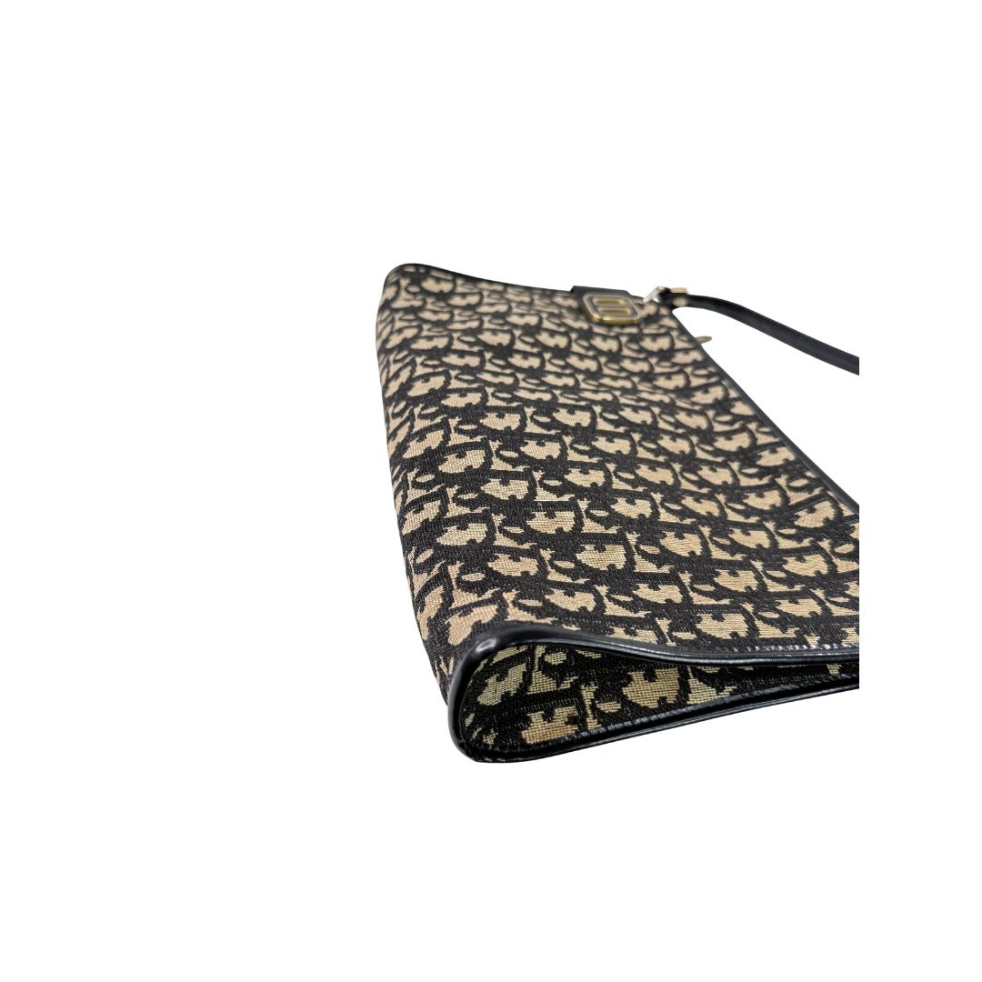 Christan Dior Trotter Monogram Shoulder Bag