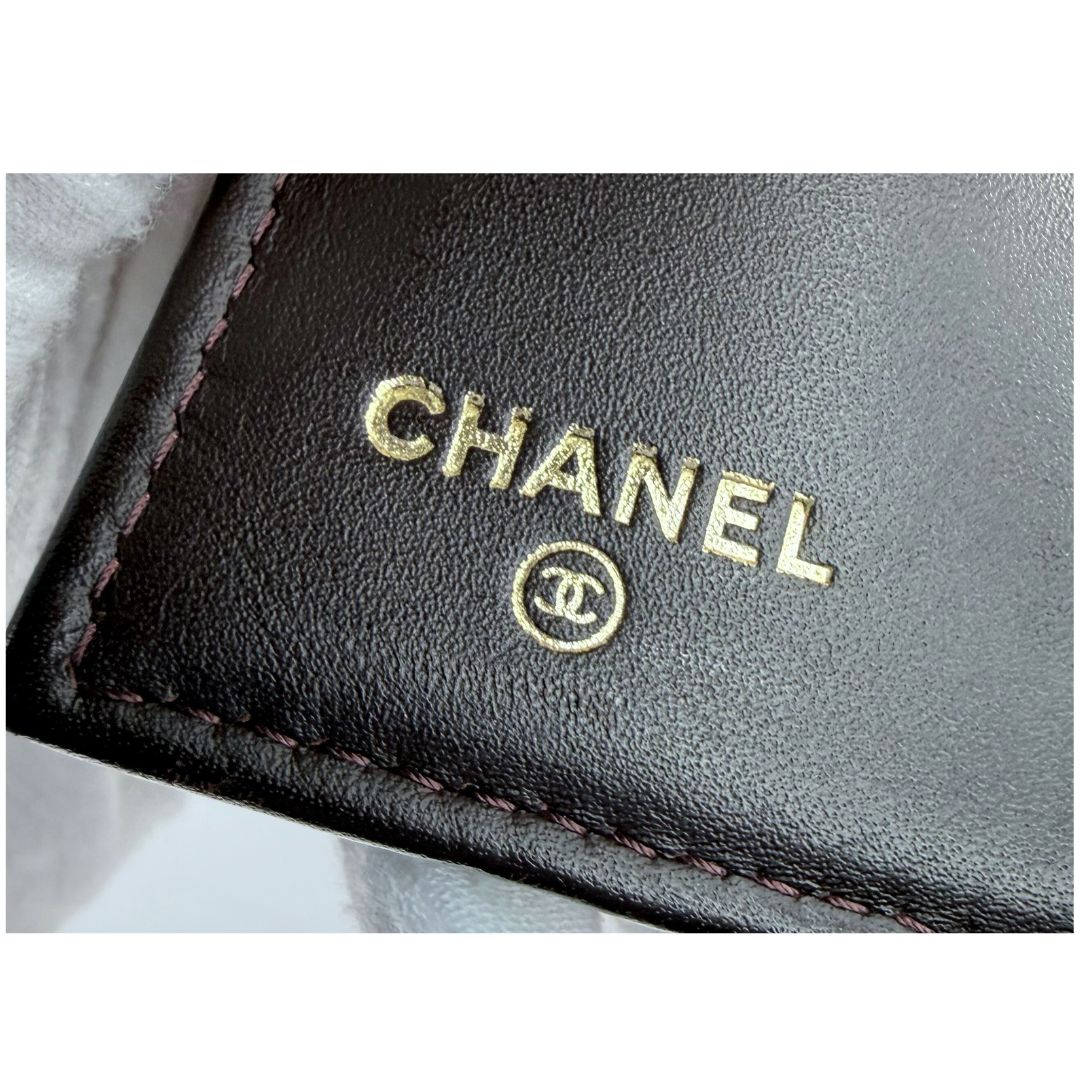 Chanel Black Caviar Classic Long Flap Wallet
