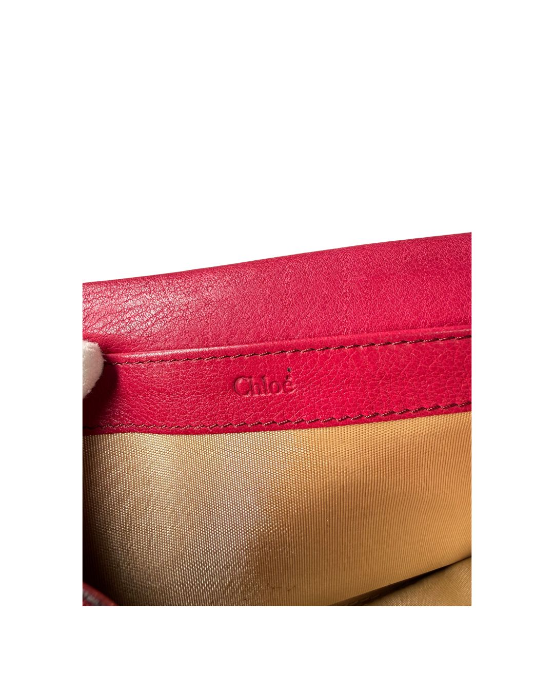Chloé Paddington Long Wallet Pink Leather