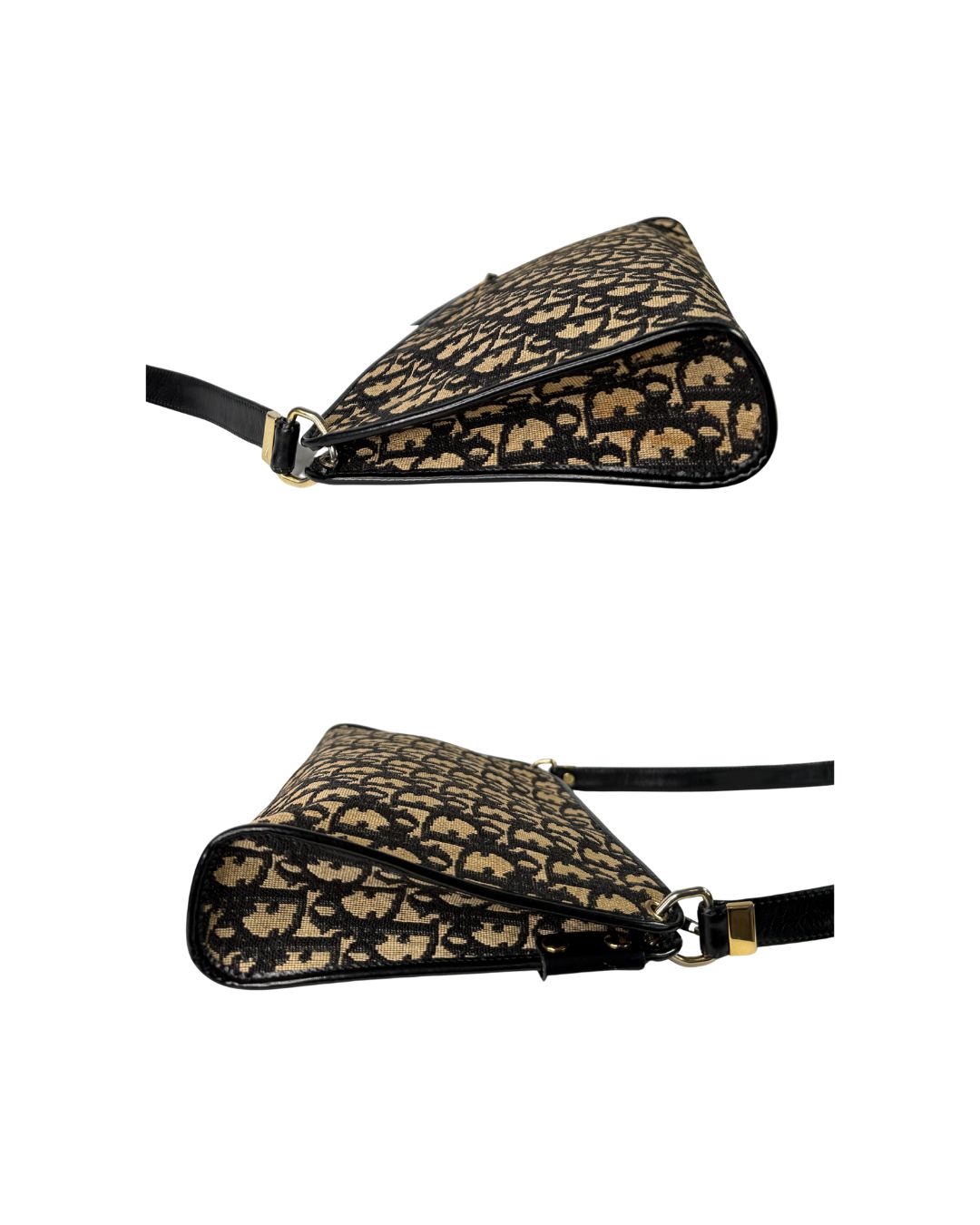 Christan Dior Trotter Monogram Shoulder Bag