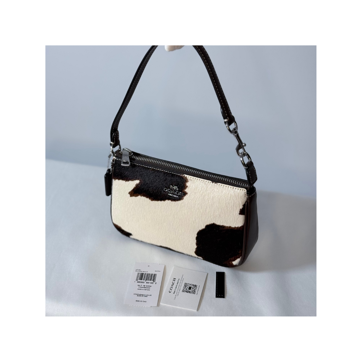 Coach Nolita 19 With Cow Print