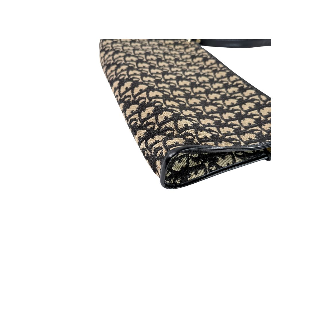 Christan Dior Trotter Monogram Shoulder Bag