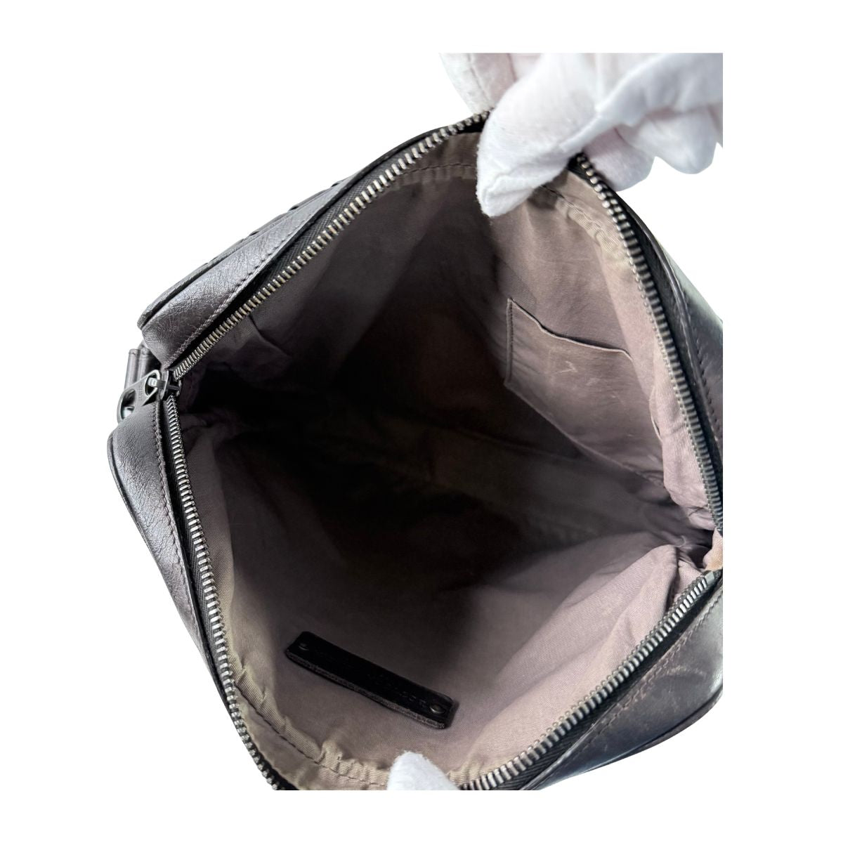 Bottega Veneta Intrecciato Dark Brown Leather Crossbody Messenger Bag