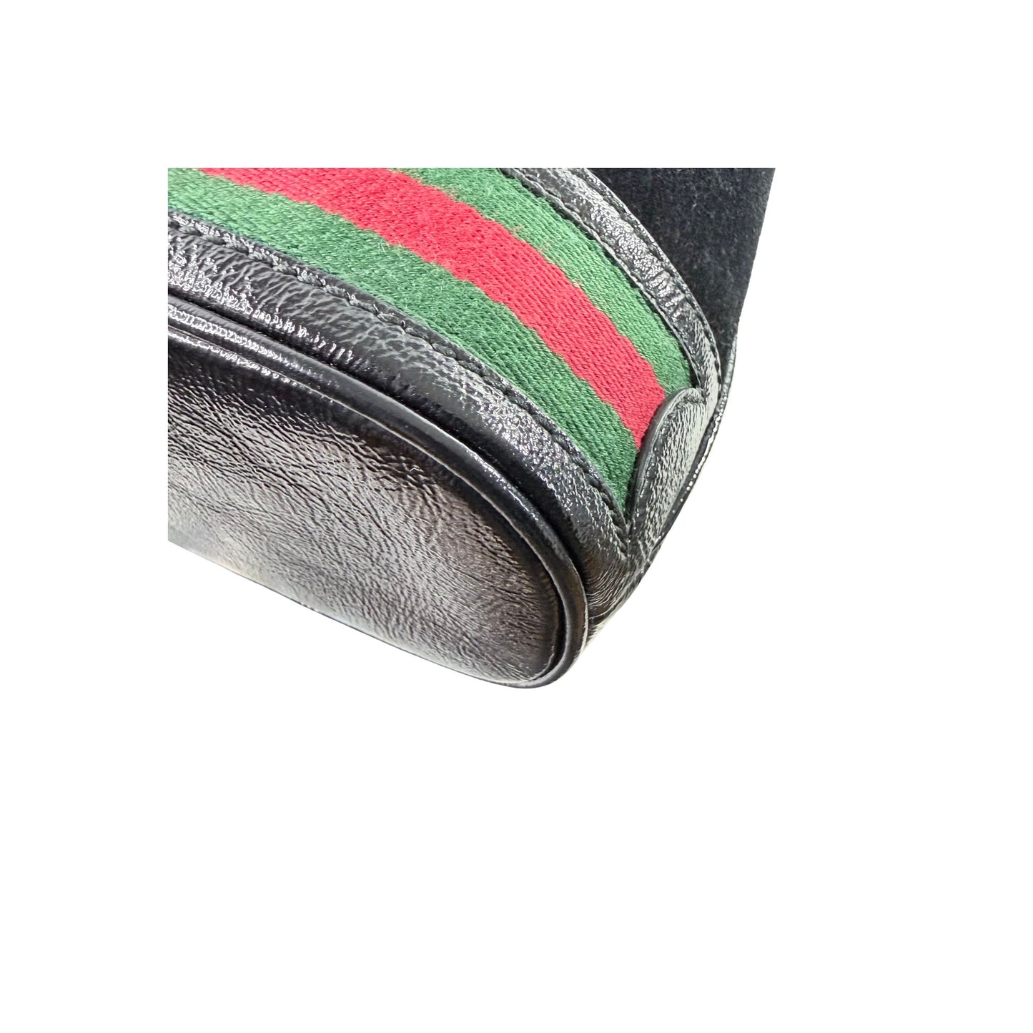 Gucci Web Ophidia Suede Bucket Bag
