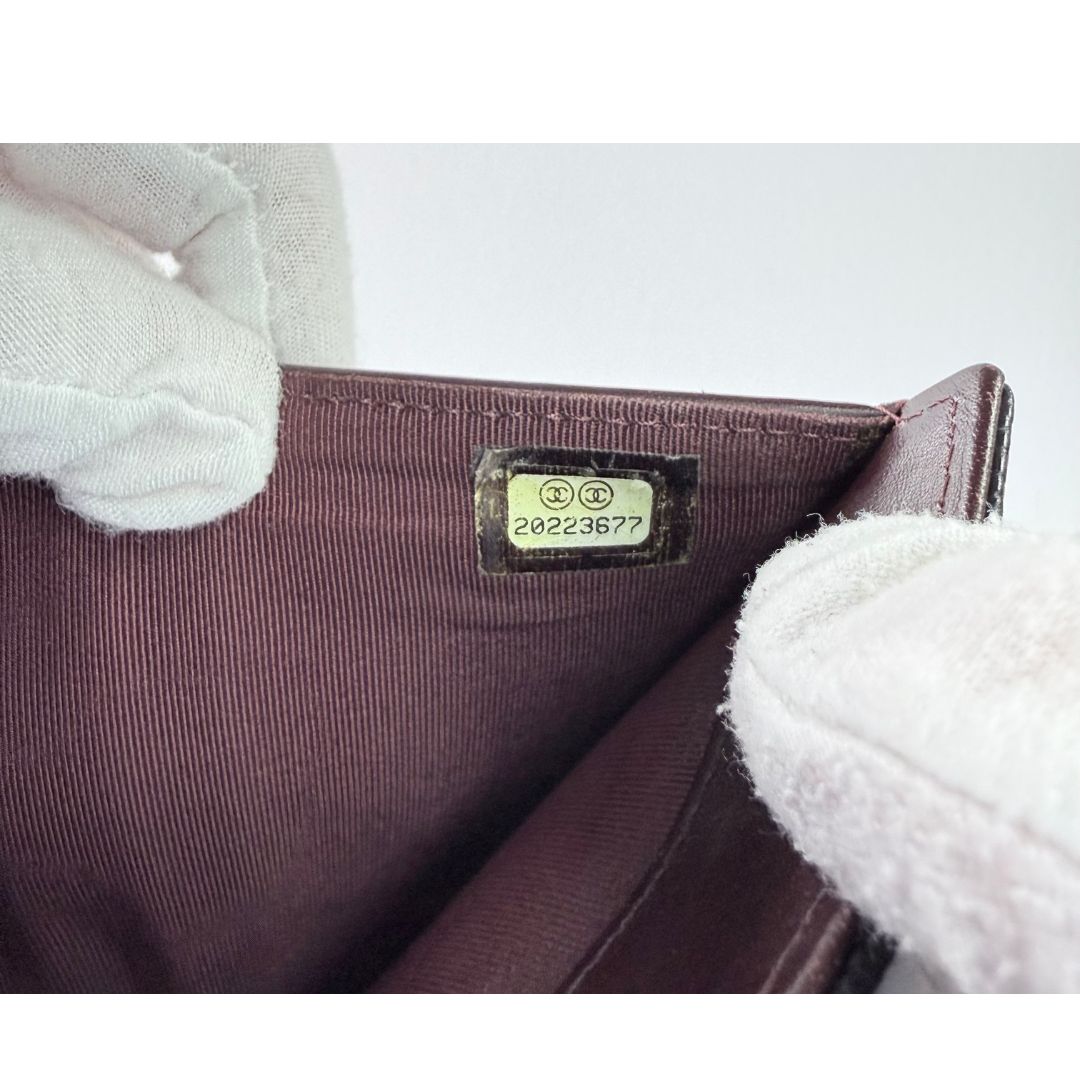 Chanel Black Caviar Classic Long Flap Wallet