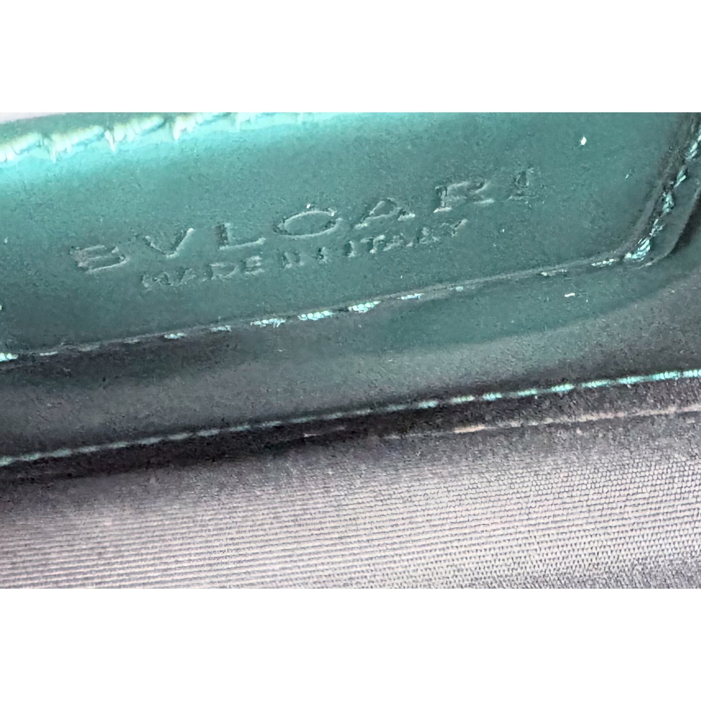 Bvlgari Serpenti Forever Mini Emerald Green Patent Leather Wallet on Chain Bag