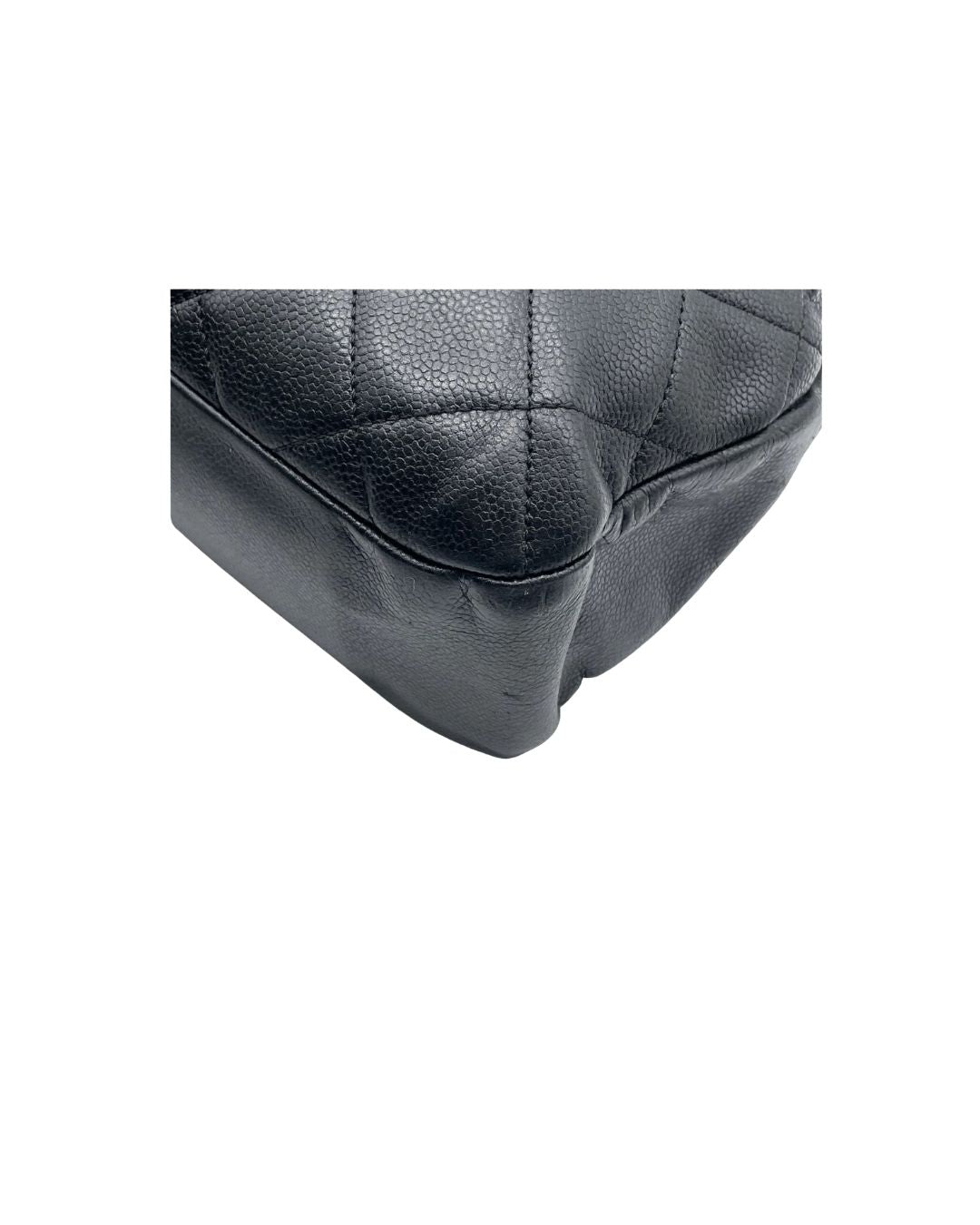 Chanel CC Caviar Quilted Black Shoulder Bag