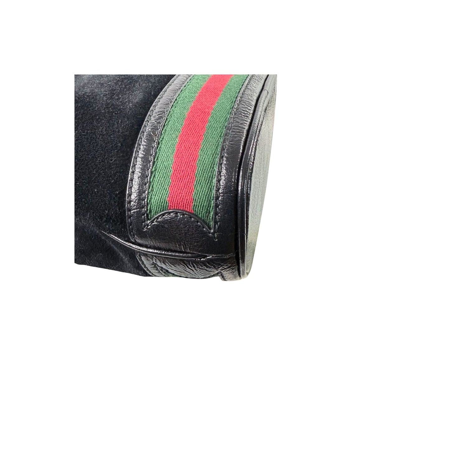 Gucci Web Ophidia Suede Bucket Bag