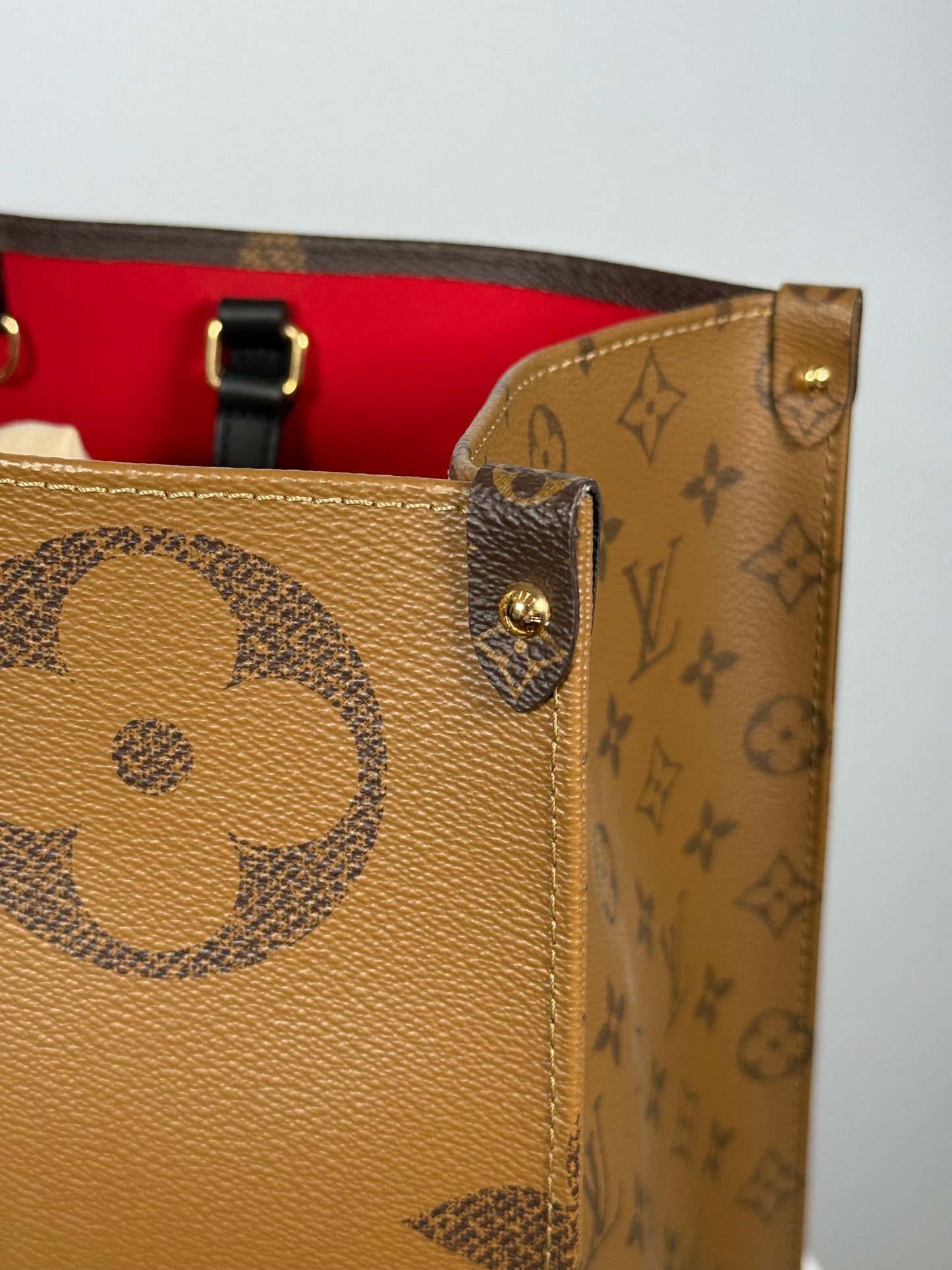 Louis Vuitton Monogram Reverse OnTheGo GM 2WAY Shoulder Tote Bag