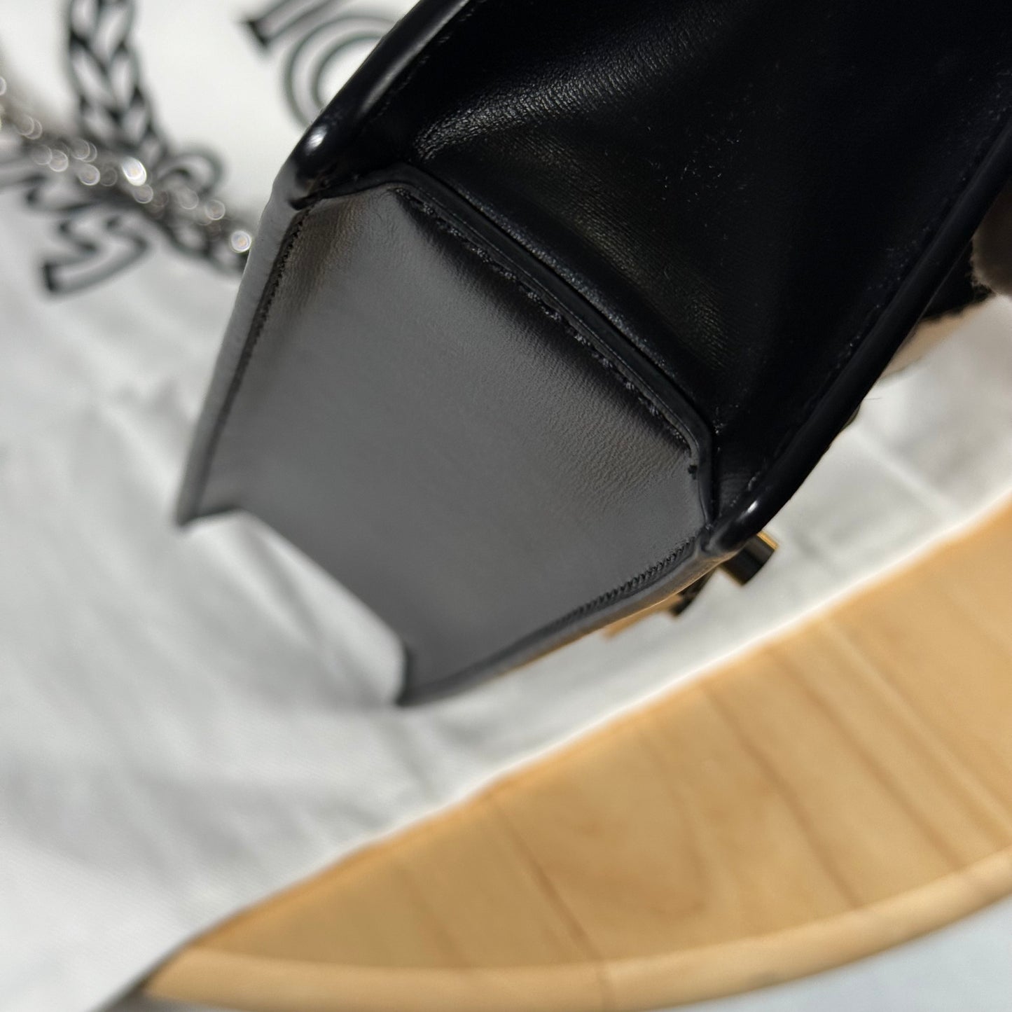 MCM Black Leather Crossbody Bag Shoulder Bag, Rare and Hard to Find